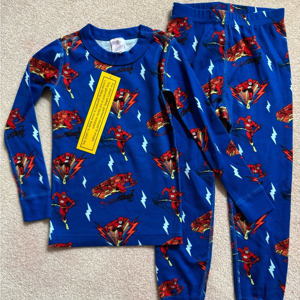 Hanna Andersson The Flash Pajama Set Toddler Size 4